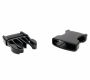 Plastic Trident Buckle, 20 mm, Black (250 pcs/pack) - 2