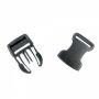 Plastic Trident Buckle, 20 mm, Black (250 pcs/pack) - 4