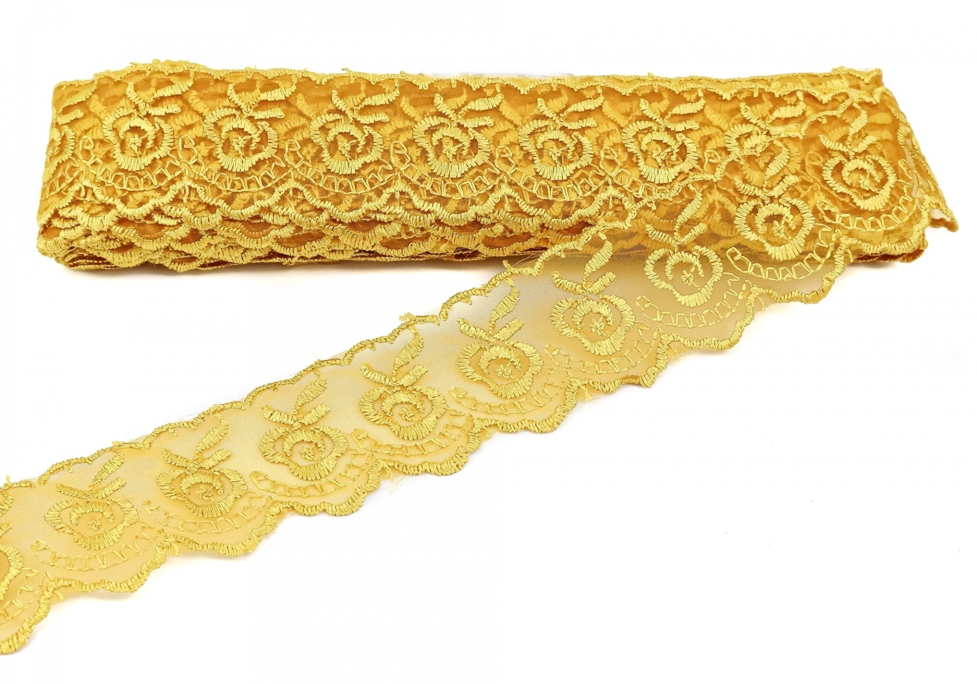 Dantela Brodata, latime 4 cm (9.14 metri/rola) - 3