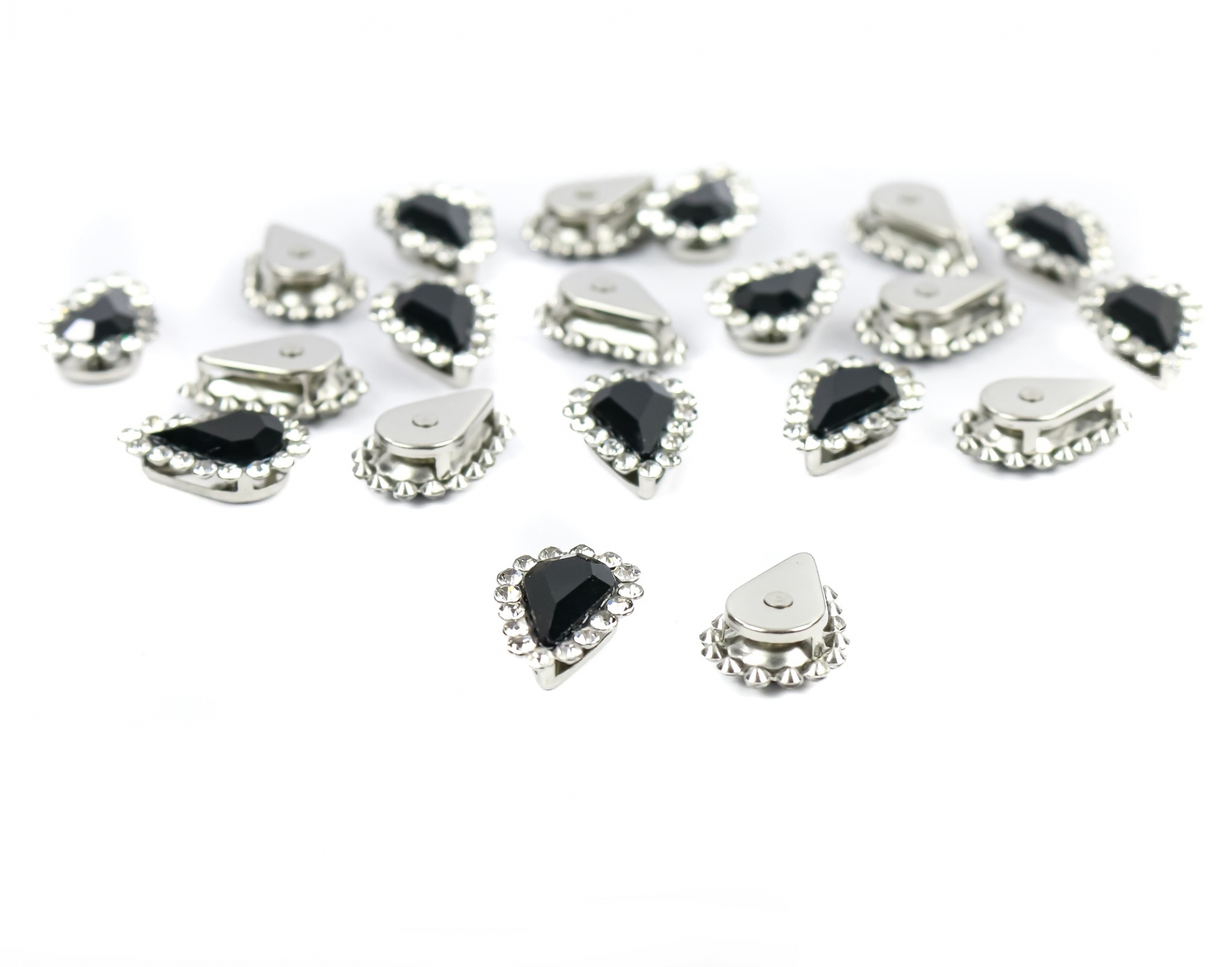 Strasuri de Cusut in Montura Metalica, 5x8 mm (100 buc/punga)Cod: AC0069 - 6