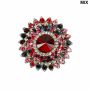 Shank Buttons with Rhinestones, Size 37 mm (10 pcs/pack) Code: BT0946 - 7