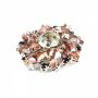 Shank Buttons with Rhinestones, Size 25 mm (10 pcs/pack) Code: BT0960 - 4