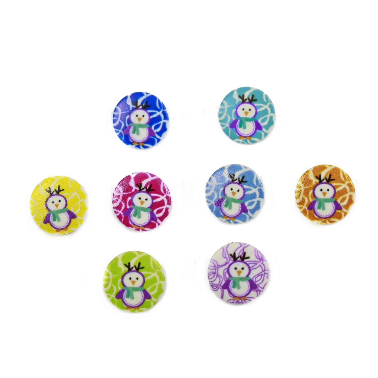 Plastic Buttons ART12-105, Size 24 (25 pcs/pack)