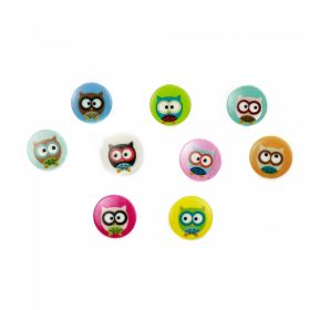 Plastic Buttons ART13-107, Size 22 (25 pcs/pack) - Plastic Buttons ART12-106, Size 24 (25 pcs/pack)