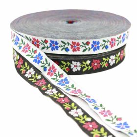 Banda Decorativa, Poliester, Radu, latime 30 mm (100 metri/rola) - Banda Decorativa, latime 16 mm (25 metri/rola)Cod: FLORI
