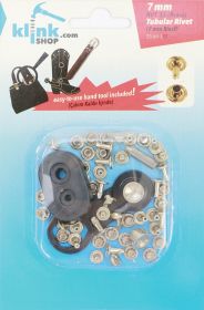 Capse, Matrite, Prese si Accesorii Set Nituri Tubulare 7 mm + Dispozitiv Montare (25 piese/pachet)