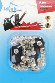 Capse, Matrite, Prese si Accesorii Set Nituri Tubulare 9 mm + Dispozitiv Montare (25 piese/pachet)