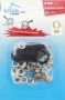 6 mm Eyelets and Grommets Easy Application Kit (20 pcs/pack) - 1