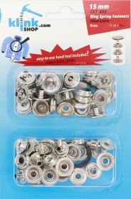 Capse, Matrite, Prese si Accesorii Set Capse 15 mm + Dispozitiv Montare (15 piese/pachet)