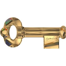 Swarovski Pandantiv Swarovski, 30 mm, Culoare: Crystal Golden Shadow (1 bucata) Cod: 6918-MM30