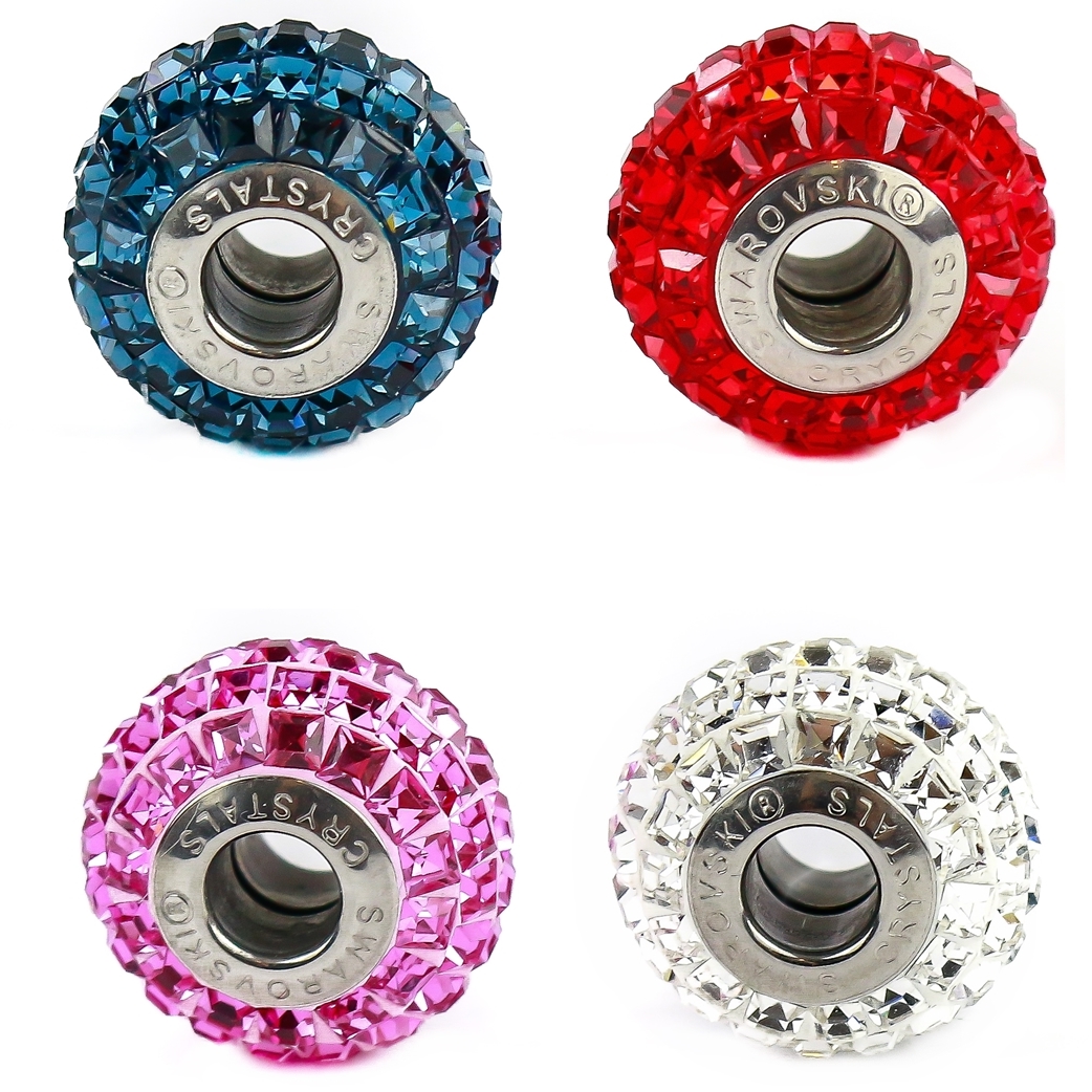 PavÊ Beads BeCharmed, Different Colors (1 pcs) Code: 180201
