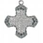 Swarovski Pendant, 20 mm, Color: Crystal Silver Night (1 piece)Code: 167432-20MM - 1