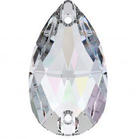 Swarovski Swarovski Sew-on Crystals, 28x17 mm, Color: Crystal-AB (1 piece)Code: 3230