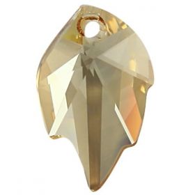 Swarovski - Pandantiv Swarovski, 26x16 mm, Culori: Crystal Golden Shadow (1 bucata)Cod: 6735-MM26x16CRAB