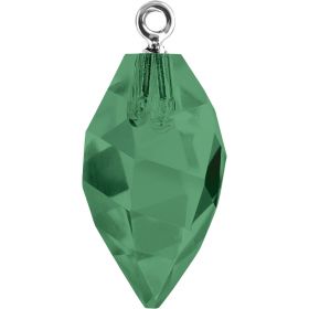 Nasturi Swarovski, 32 mm, Culoare: Crystal (1 bucata)Cod: 3024 Pandantiv Swarovski, 14.5 mm, Culoare: Emerald (1 bucata)Cod: 6541-MM14.5