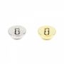 Nasturi Metalizati, cu Picior, din Plastic, 18 mm (100 buc/pachet) Cod: 2614  - 2