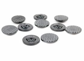 Plastic Buttons A2507, Size 20 (144 pcs/pack) - Plastic Shank Buttons, size 36L (100 pcs/pack)Code: 06-273