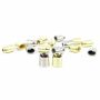 Metal Cord End Toggles (100 pcs/bag) Code: MTL125 - 2