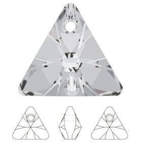 Oferta la 3 Lei + TVA Pandantiv Swarovski, 16 mm, Culori: Crystal (1 bucata)Cod: 6628