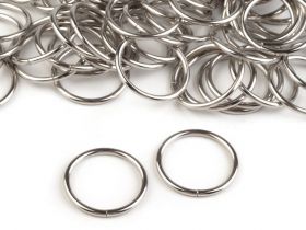 Accesorii Metal Inele Metalice Decorative, diametru 25 mm (10 buc/pachet) Cod: 750505