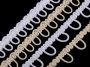 Braid with Elastic Eyelets for Buttons, Width 15 mm (13.5 m/pack) Code: 510673 - 1
