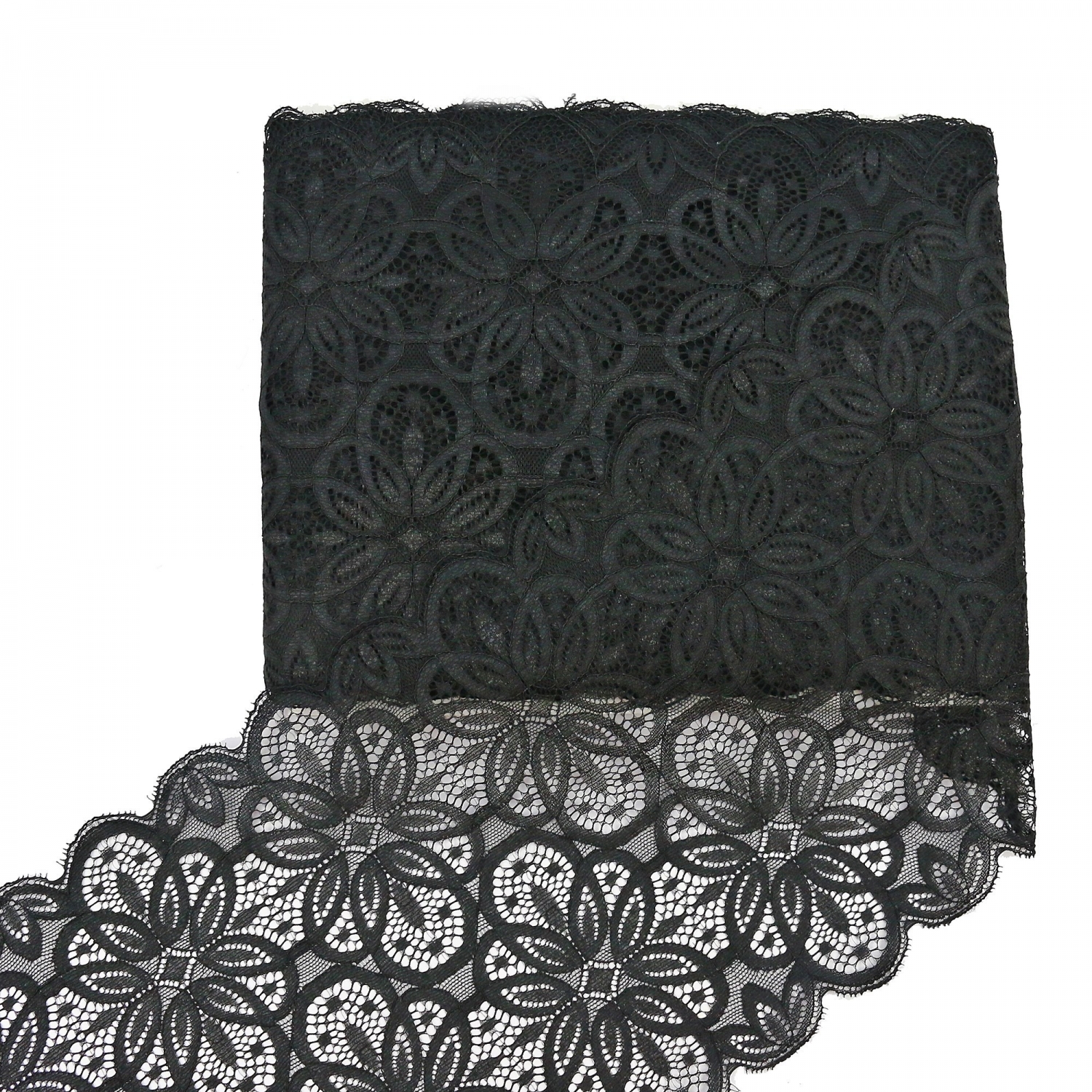 Elastic Lace, width 20 cm (10 m/roll)Code: 6352-8031