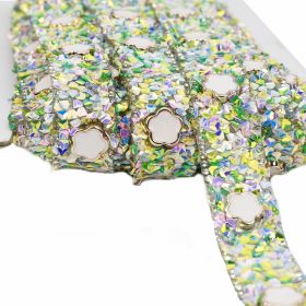 Pasmanterie Pasmanterie Termoadeziva cu Strasuri, 20 mm (10 yards/rola)Cod: YK-T006