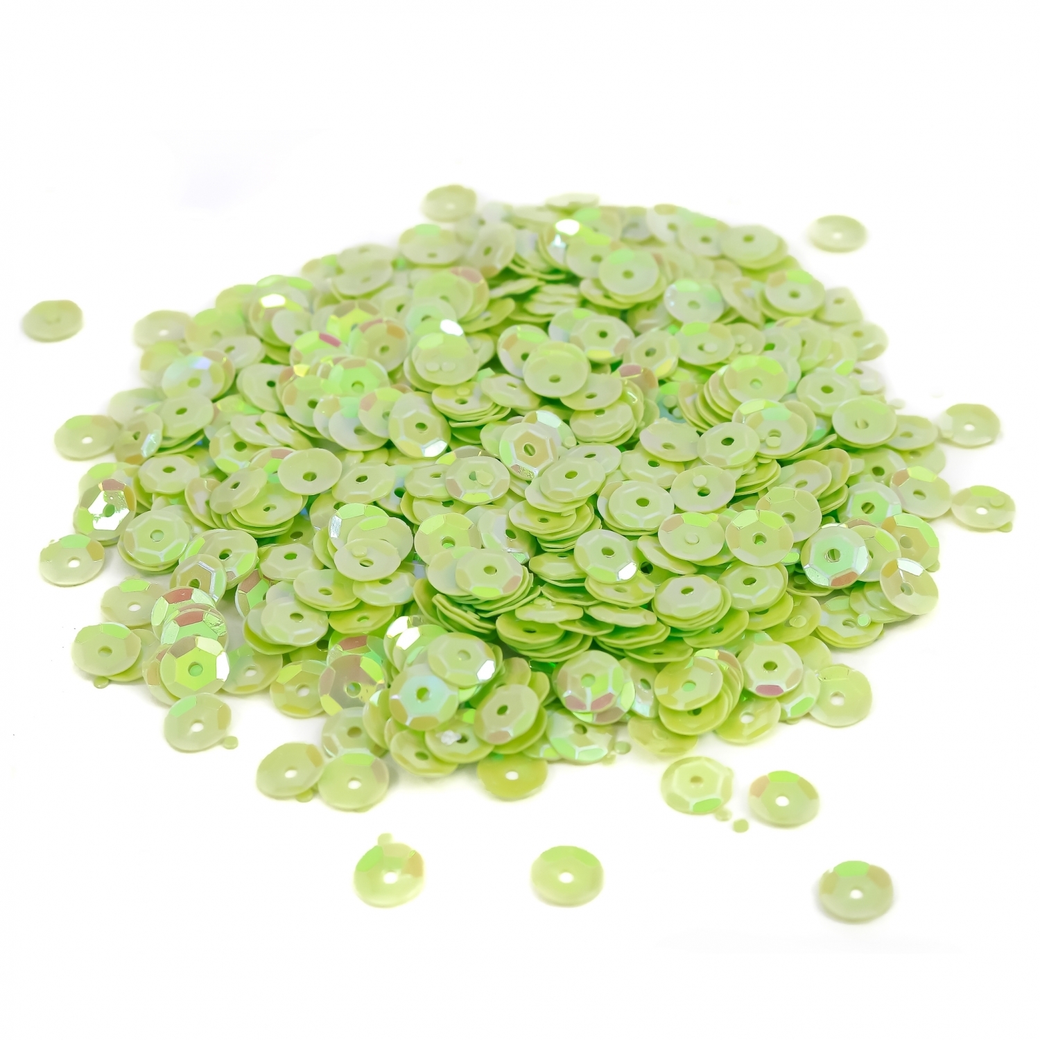 Paiete, 6 mm, Verde deschis (100 gr/pachet) 