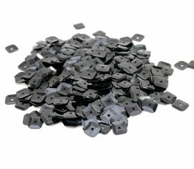 Paiete de cusut - Paiete, 7 mm, Model Patrat, Negru (100 gr/pachet)