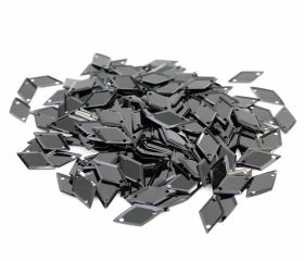 Sequins, 6mm ( 100 /pack) - Sequins, 16x9 mm, Black ( 100 /pack)