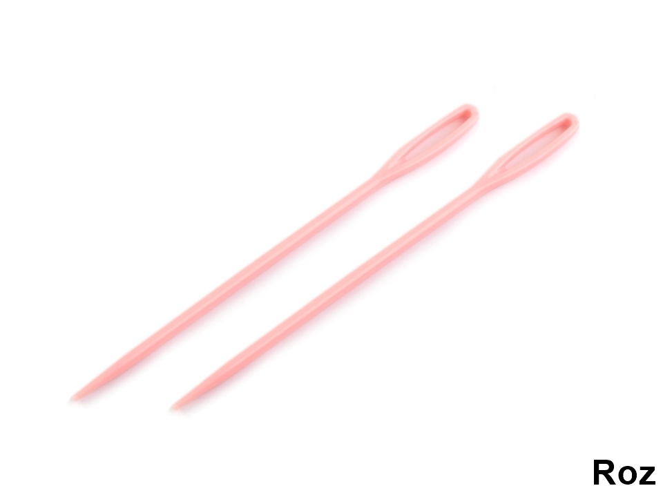 Plastic Sewing Needles, 75 mm (10 pcs/pack)Code: 020735 - 2