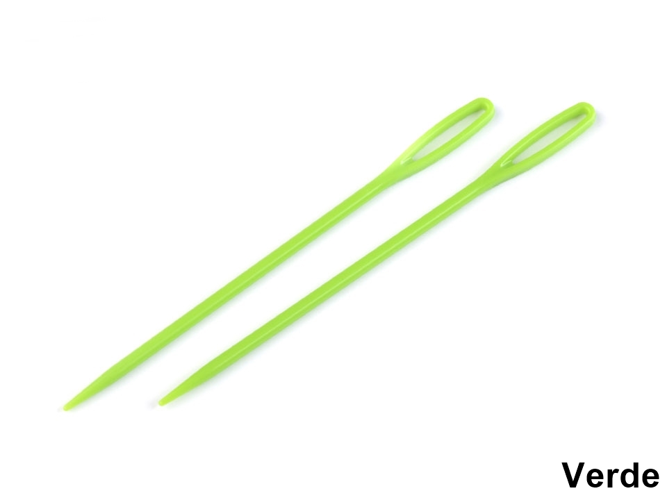 Plastic Sewing Needles, 75 mm (10 pcs/pack)Code: 020735 - 4
