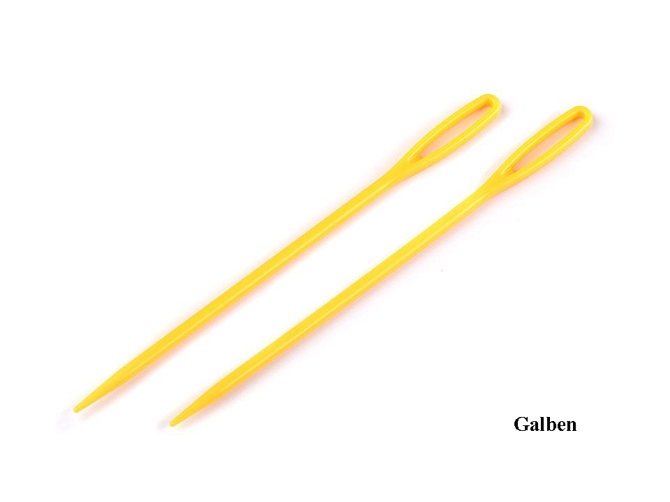 Plastic Sewing Needles, 75 mm (10 pcs/pack)Code: 020735 - 5
