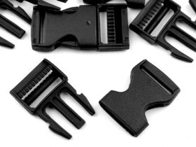 Tridenti Tridenti din Plastic, 25 mm, Negri (100 bucati/punga) Cod: 050867