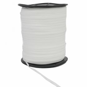 Benzi Elastice - Elastic pentru Confectii, 4 mm (1000metri/rola)ALB