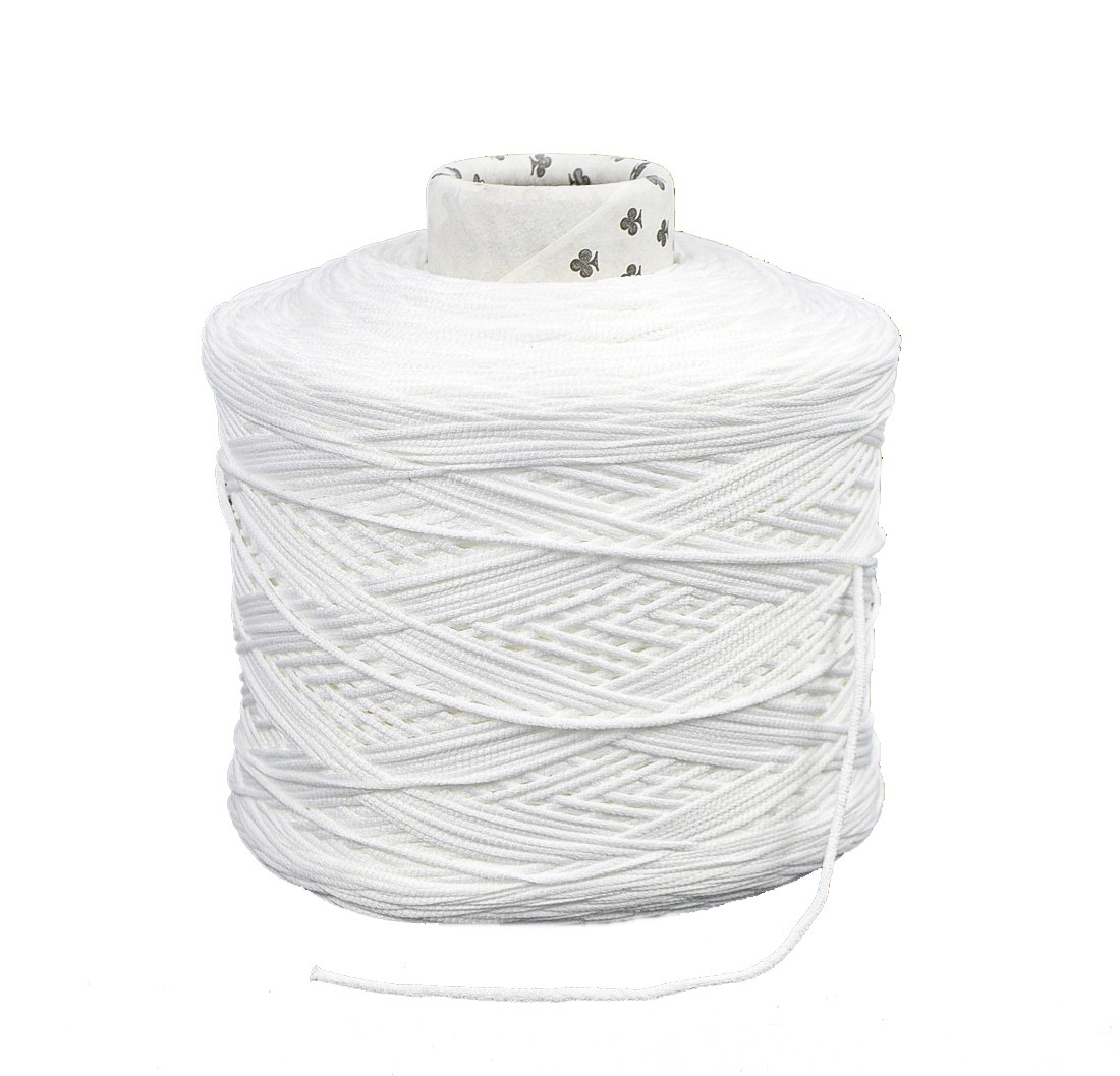 Elastic Rotund pentru Masti, Ø 2,5 mm, Alb (1,1KG)-1245metri