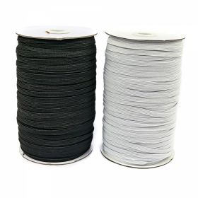 Elastic (benzi elastice) Elastic pentru Confectii, 3 mm (200metri/rola)ALB-NEGRU