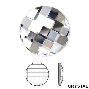 Swarovski Crystals without Adhesive, 20 mm, Crystal (1 pcs/pack) Code: 2035