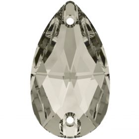 Pandantiv Swarovski, 16 mm, Culori: Aquamarine (1 bucata)Cod: 6723 - Cristale de Cusut Swarovski, 18x10.5 mm, Culoare: Crystal Satin (1 bucata)Cod: 3230