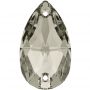 Cristale de Cusut Swarovski, 18x10.5 mm, Culoare: Crystal Satin (1 bucata)Cod: 3230 - 1
