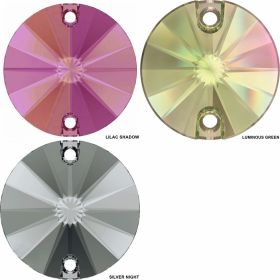 Pandantiv Swarovski, 14 mm, Diferite Culori (1 bucata)Cod: 6734-MM14COLOR - Cristale de Cusut Swarovski, Marime: 14mm, Culoare: Crystal AB (1 bucata)Cod: 3200
