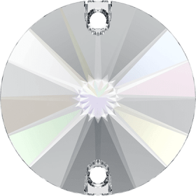 Pandantiv Swarovski, 14 mm, Culori: Light Siam (1 bucata) Cod: 6748 - Cristale de Cusut Swarovski, Marime: 16mm, Culoare: Crystal-AB (1 bucata)Cod: 3200