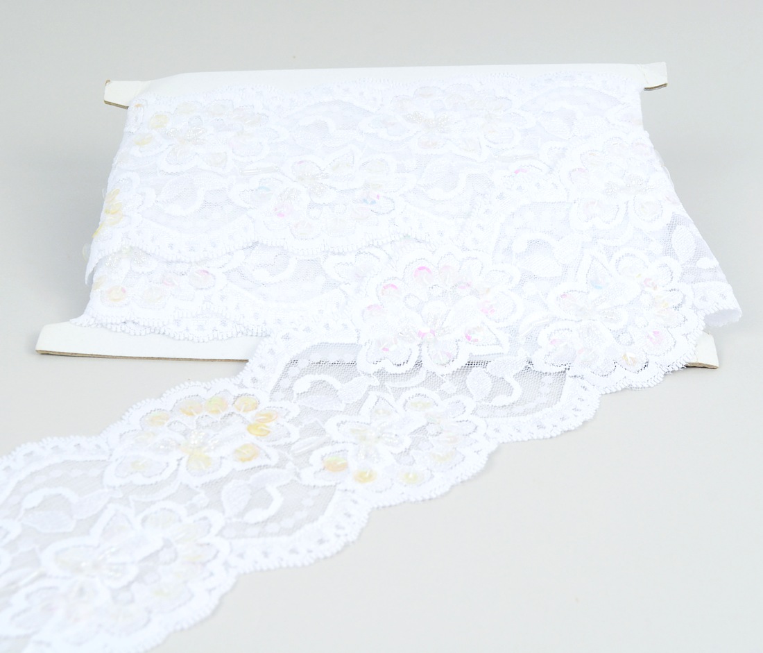 Dantela Elastica, latime 90 mm (1 m/rola)Cod: CLA1176