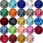 Cristale de Lipit 2078, Marimea: SS16, Culoare: Diferite Culori (144 buc/pachet)   - 1