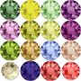 Hotfix Crystals 2028, Size: 20 mm, Color: Different colours (144 pcs/pack) - 1