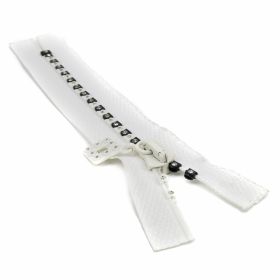 Fermoare Cristal - Fermoare cu Cristale de 4 mm, Nedetasabile, lungime 15 cm, Alb (1 bucata)