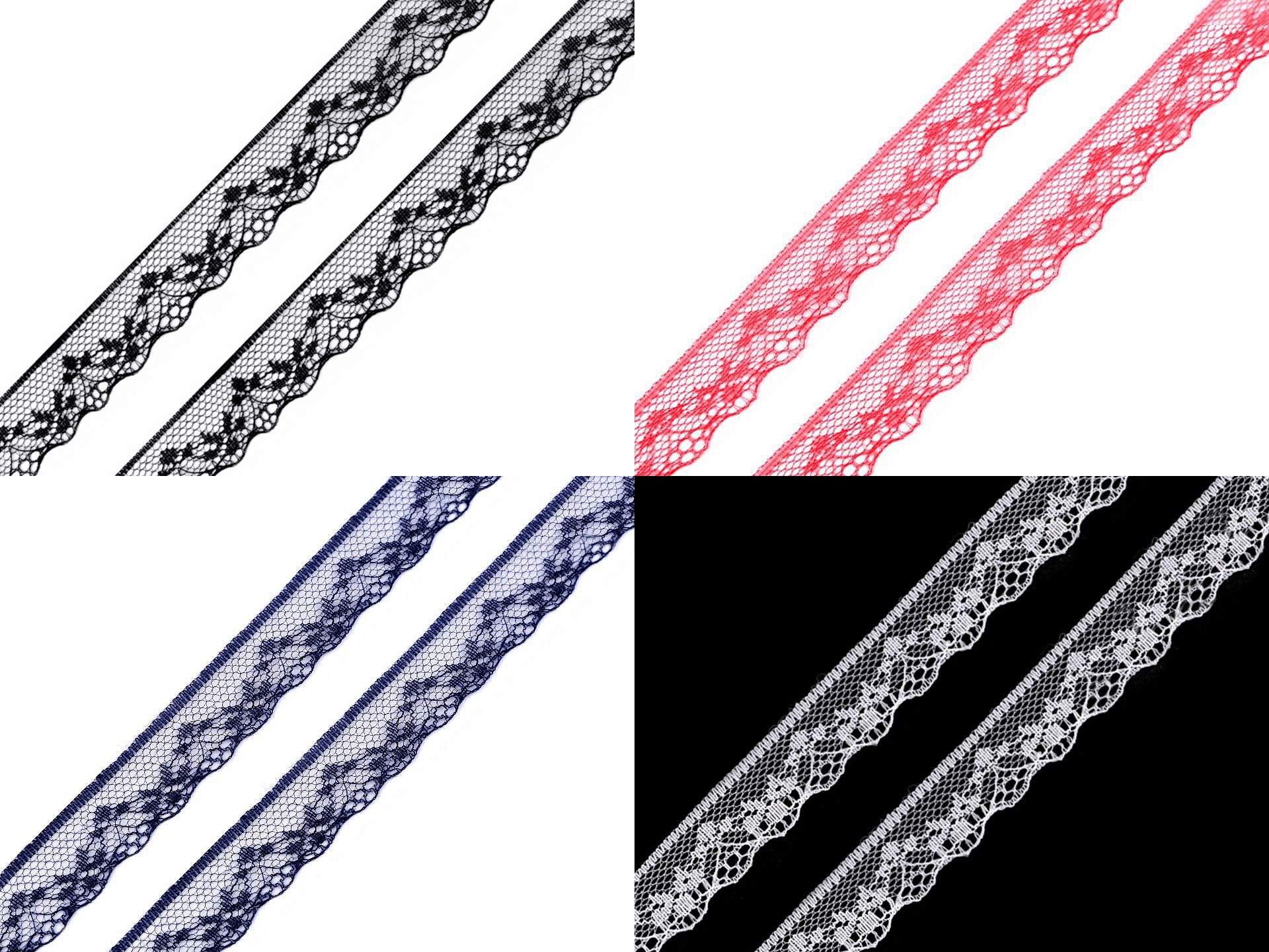 Synthetic Lace, width 18 mm (15 meters / roll) Cod: 180997