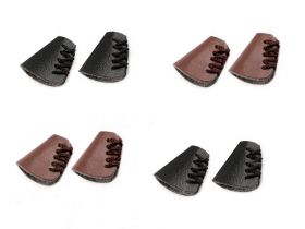 Stoppers and Metal Cord End Toggles - Eco leather cord end, 23x21 mm (10 pieces / pack) Code: 780652