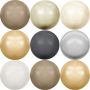 Thermoadhesive Pearl Swarovski, 7 mm, Different Colorsl (144 pcs/box)Code: 2080 - 1