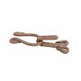 Covered Hook and Eye Clasps, Brown, 39 mm (144 sets/pack)Code: MB Imbracat - 2